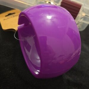 Purple cuff bracelet